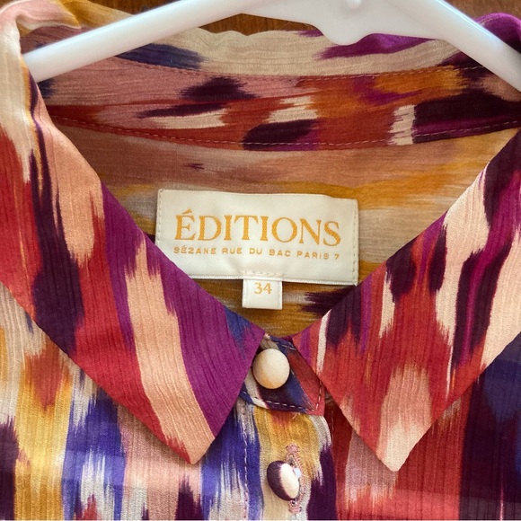 Sezane Tianna Shirt NWOT size 34 - Picture 3 of 6